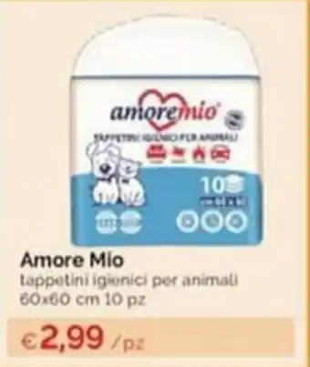 Amore Mio tappetini igienic per animali 60x60 cm 10 pz