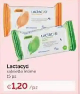 Lactacyd salviette intime 15 pz
