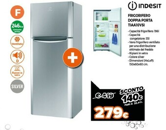 Expert Indesit TIAA 10 V SI.1 Doppia Porta offerta