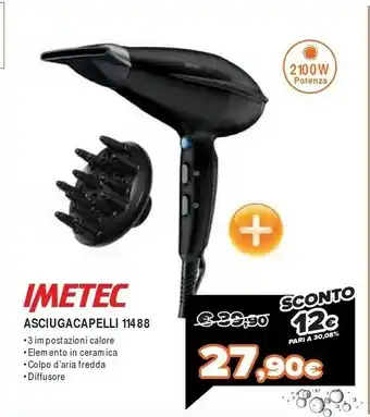 Expert Imetec Asciugacapelli 11488 offerta