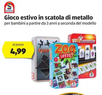 ALDI Gioco estivo in scatola di metallo offerta