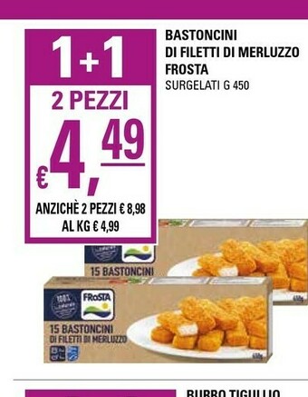 Basko Frosta Bastoncini di pesce offerta