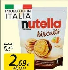 Carrefour Market Ferrero - Nutella Biscuits 304 G(ml) offerta