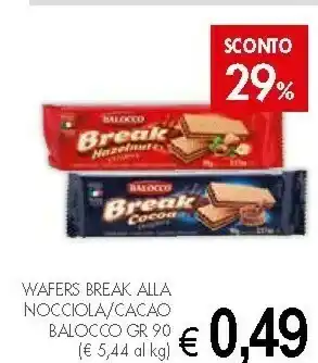 Crai Balocco Wafers Break Alla Nocciola / Cacao offerta