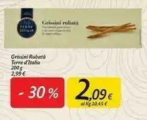 Carrefour Market Terre D'italia Grissini Rubata offerta