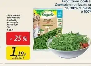 Carrefour Market Dell Bonduelle Linea Insalate Del Contadino Rucola offerta