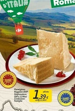 Carrefour Market Parmigiano Reggiano Dop offerta