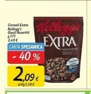 Carrefour Market Kelloggs Kellogg's - Extra Chocolate 375 G(ml) offerta