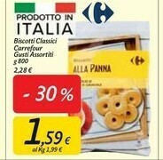 Carrefour Market Carrefour - Biscotti Alla Panna 800 G(ml) offerta