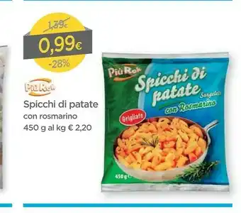 DPiù Più rok Spicchi Di Patate Con Rosmarino offerta