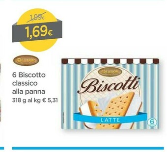 DPiù Delidor 6 Biscotto Classico Alla Panna offerta