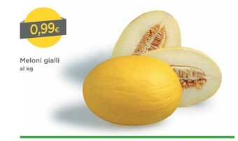 DPiù Dpiu Meloni Gialli offerta