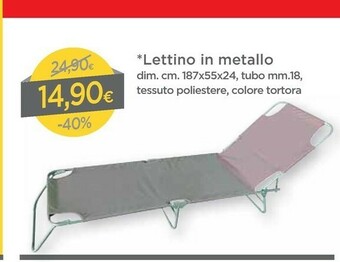 DPiù Lettino offerta
