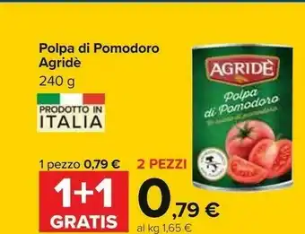 Carrefour Agride Pomodori pelati offerta