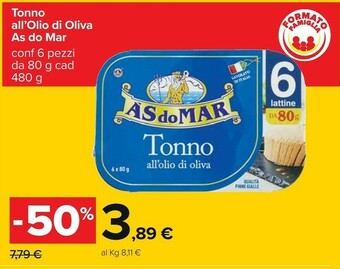 Carrefour Asdomar Tonno offerta
