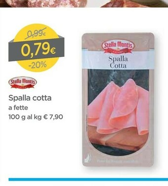 Stella montis Spalla Cotta A Fette