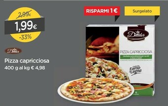DPiù Pizza surgelata offerta