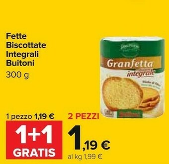 Carrefour Buitoni Fette biscottate offerta