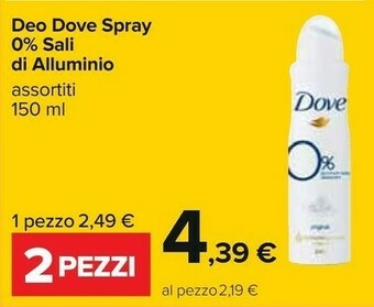 Dove Deodorante