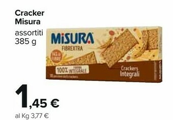Carrefour Misura Crackers offerta