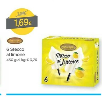 DPiù Delidor 6 Stecco Al Limone offerta