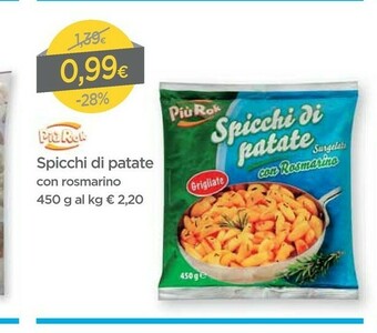 Più rok Spicchi Di Patate Con Rosmarino