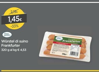 DPiù Terre sapienti Wurstel offerta