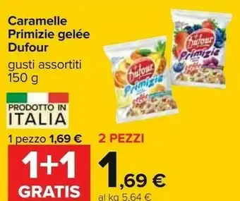 Carrefour Dufour Caramelle offerta