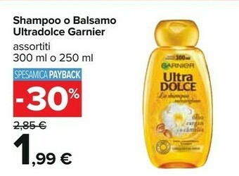 Carrefour Garnier Shampoo offerta