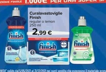 Carrefour Finish Detersivo lavastoviglie offerta