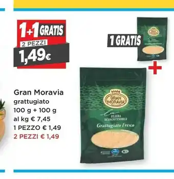 DPiù Gran moravia Grattugiato offerta