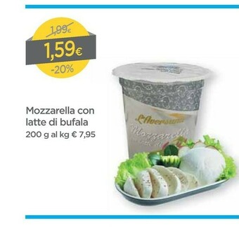 DPiù Mozzarella Con Latte Di Bufala offerta