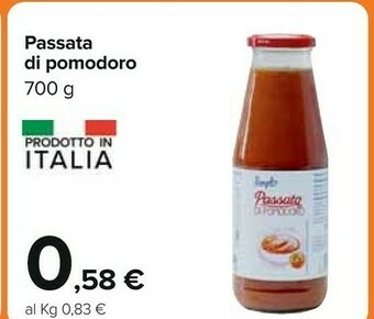 Carrefour Passata di pomodoro offerta