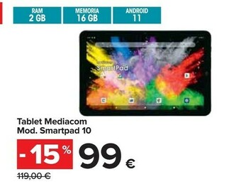 Carrefour Mediacom Tablet mediacom offerta