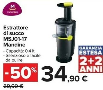 Carrefour Mandine Piccoli elettrodomestici offerta