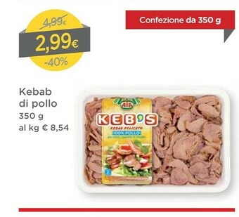 DPiù Aia Kebab Di Pollo 350 G(ml) offerta