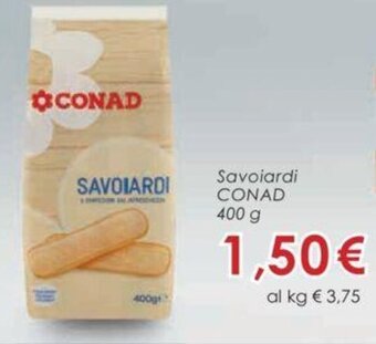 Conad Conad Savoiardi 400 g offerta
