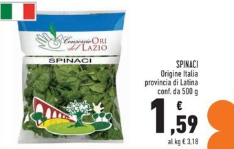 Conad Spinaci 500 g offerta