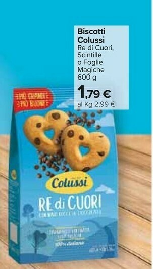 Carrefour Colussi Biscotti offerta