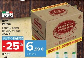 Carrefour Peroni Birra offerta