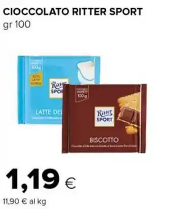 Tigre Ritter Sport Cioccolato gr 100 offerta