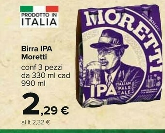 Carrefour Moretti Birra offerta