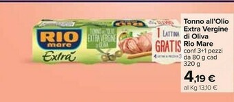 Carrefour Rio Mare Tonno Rio mare offerta