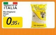 Carrefour Riso Ornati - Riso Originario 1000 G(ml) offerta
