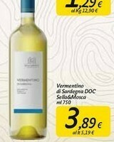 Carrefour Sellamosca - Vermentino Di Sardegna Doc 750 G(ml) offerta