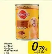Carrefour Pedigree Bocconi Per Cani Pollo E Verdure offerta