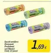 Carrefour Domopak Sacchi Antiforo Profumati Con Manici offerta