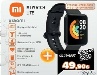 Expert Xiaomi Mi Watch Lite 1.4" offerta