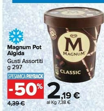 Carrefour Market Magnum Algida Pot Classic offerta