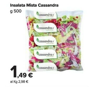 Carrefour Market Cassandra Insalata Mista offerta